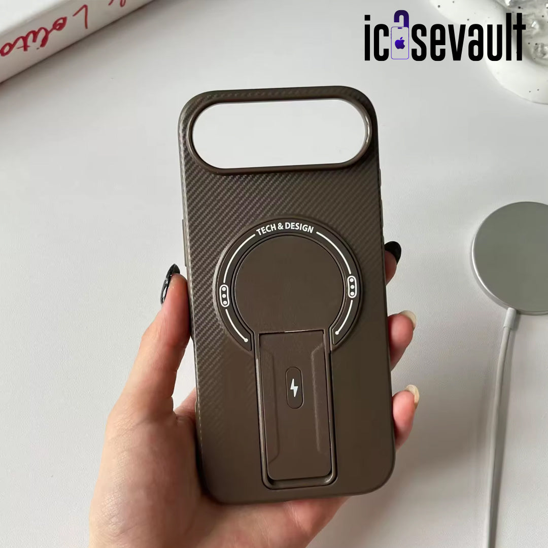 CarbonStand Pro™ Magnetic Kickstand Case