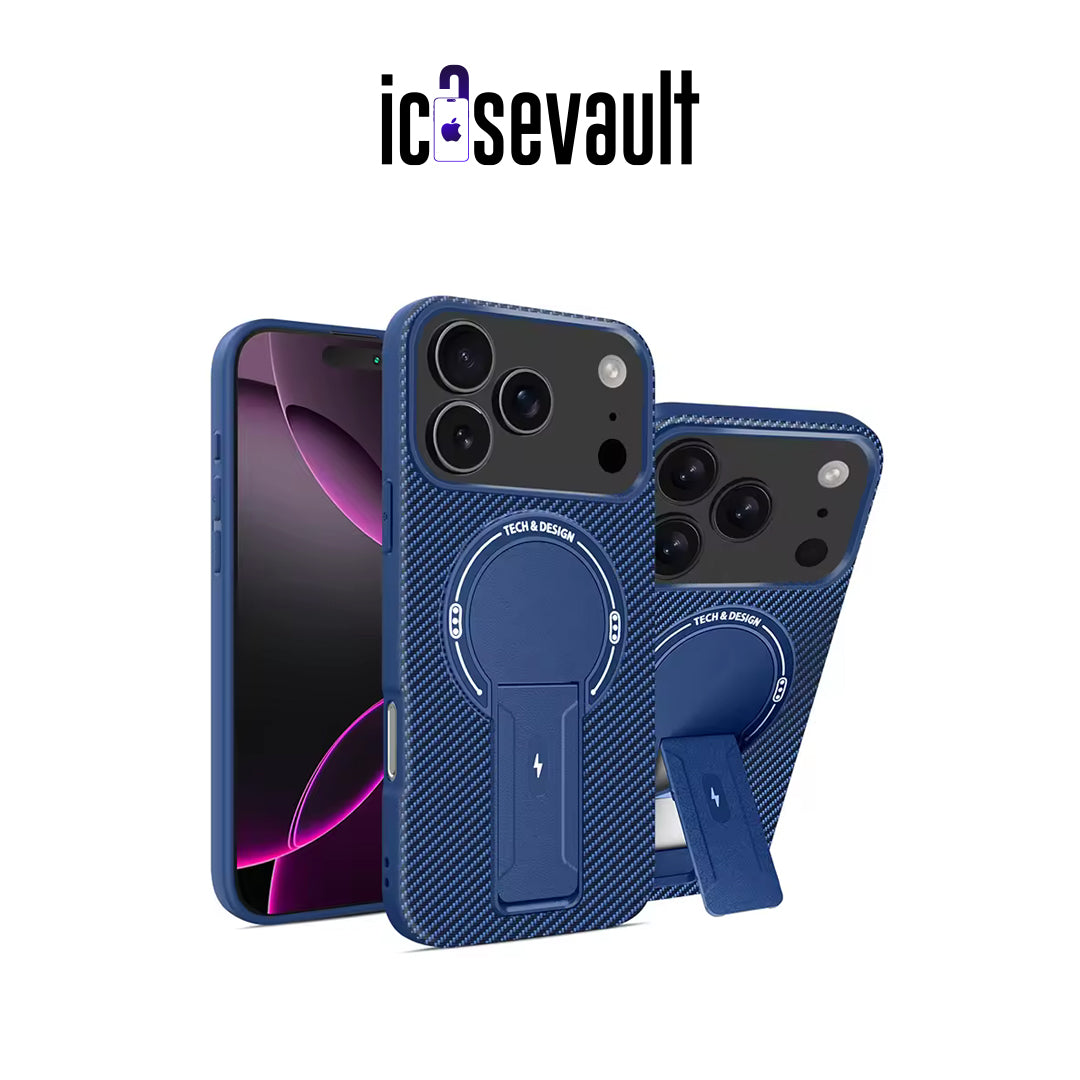 CarbonStand Pro™ Magnetic Kickstand Case