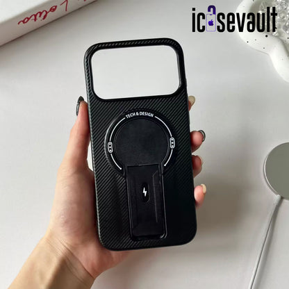CarbonStand Pro™ Magnetic Kickstand Case