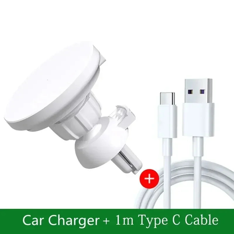 Magnetic Car Wireless Charger For iPhone 12 13 14 15 pro max Air Vent Car Phone Holder Stand Fast Car Charging