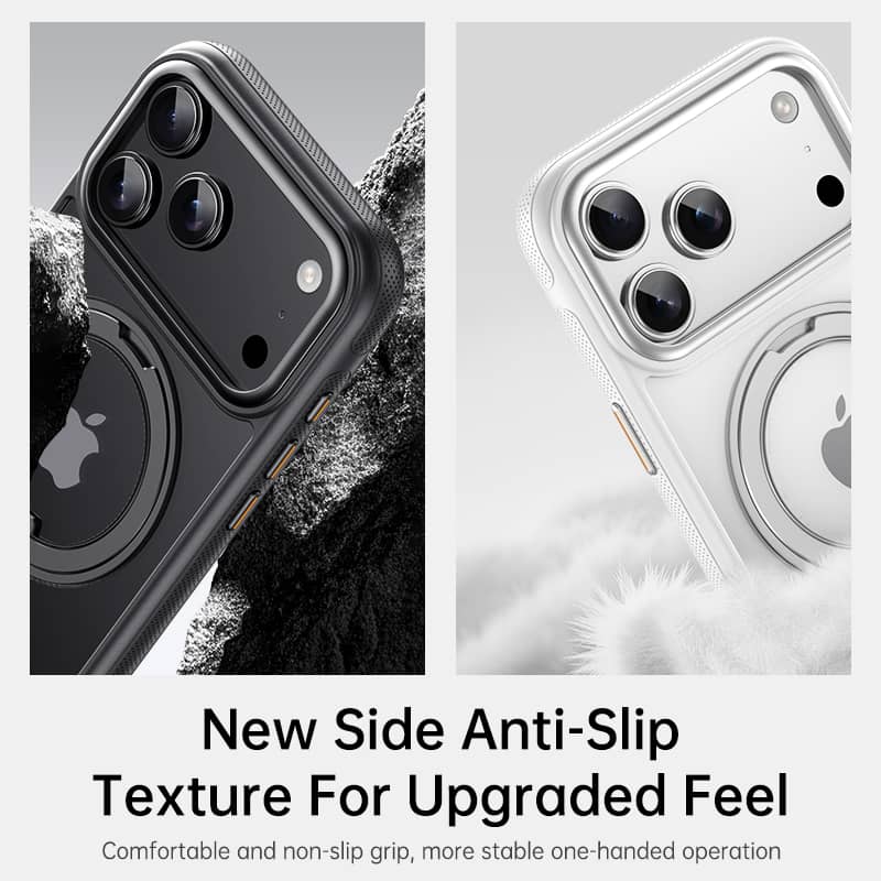 Metal Ring Stand Matte Magnetic Case For Magsafe IPhone 18 17 15 14 13 12 11 16 17 Pro Max Plus Wireless Charger Cover