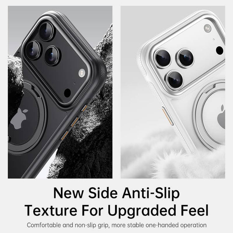 Metal Ring Stand Matte Magnetic Case For Magsafe IPhone 18 17 15 14 13 12 11 16 17 Pro Max Plus Wireless Charger Cover