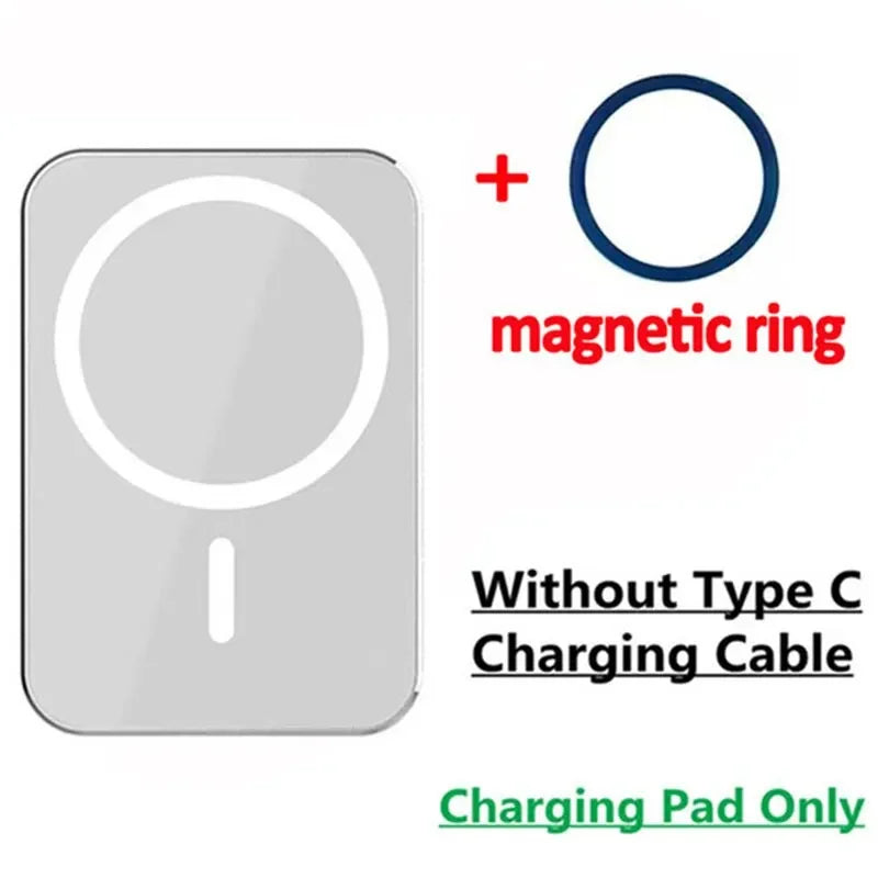 Mini Magnetic Wireless Car Charger Phone Holder Stand Car Mount For iPhone 17 16 15 14 13 12 Pro Max Fast Car Charging Station