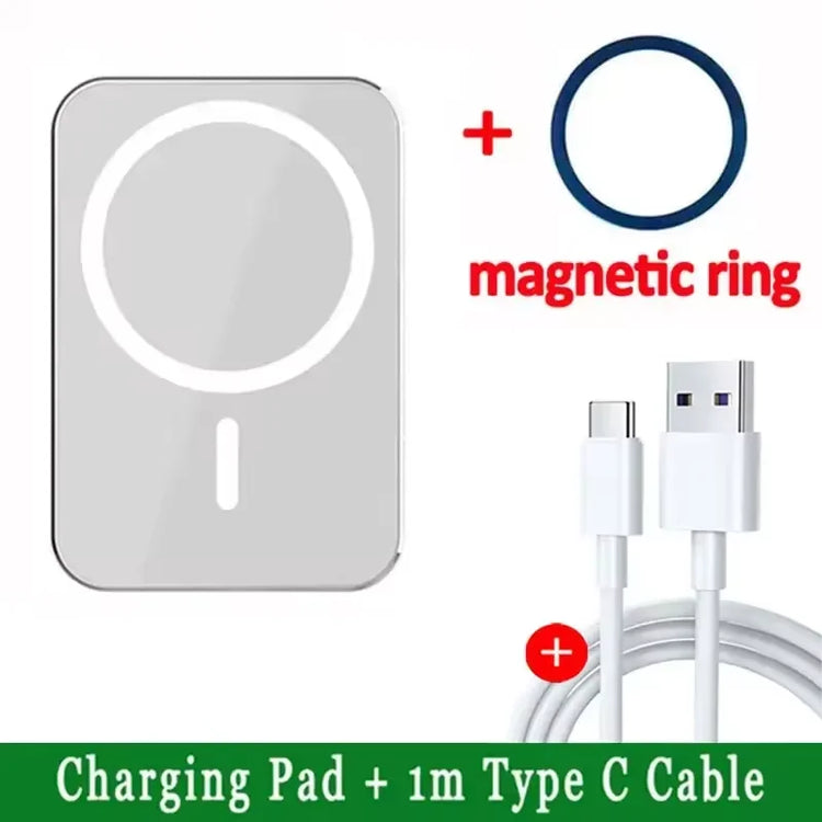 Mini Magnetic Wireless Car Charger Phone Holder Stand Car Mount For iPhone 17 16 15 14 13 12 Pro Max Fast Car Charging Station