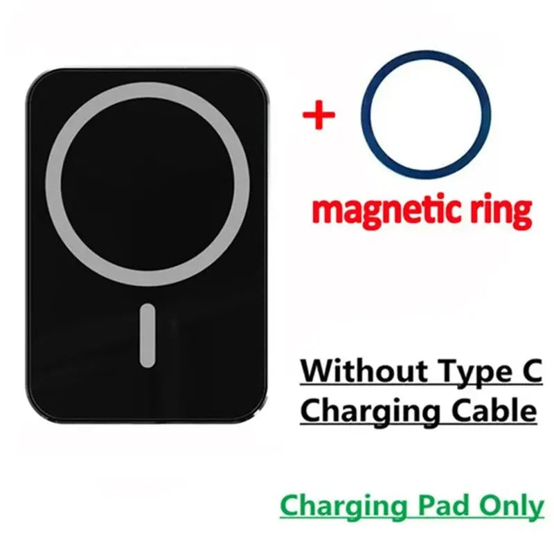 Mini Magnetic Wireless Car Charger Phone Holder Stand Car Mount For iPhone 17 16 15 14 13 12 Pro Max Fast Car Charging Station