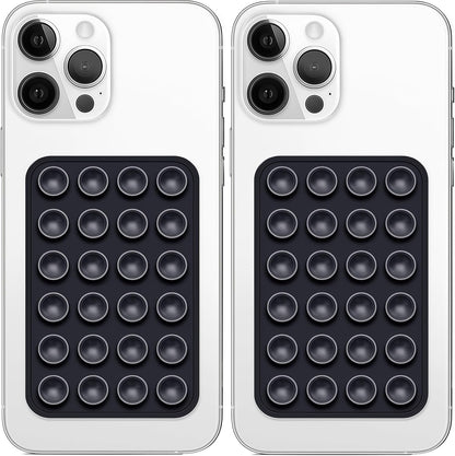 Silicone Suction Phone Mount for iPhone & Android | Hands-Free Selfie & Video Holder (Pack Of 2)