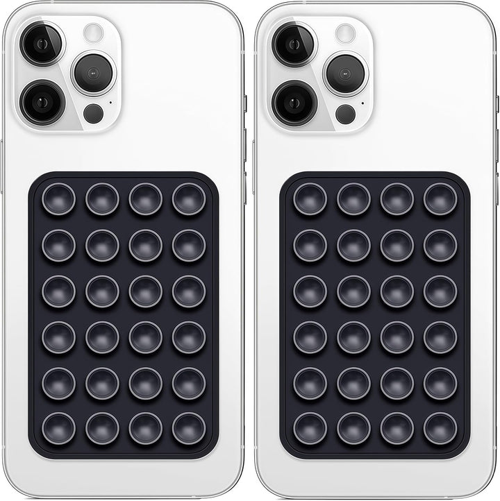 Silicone Suction Phone Mount for iPhone &amp; Android | Hands-Free Selfie &amp; Video Holder (Pack Of 2)
