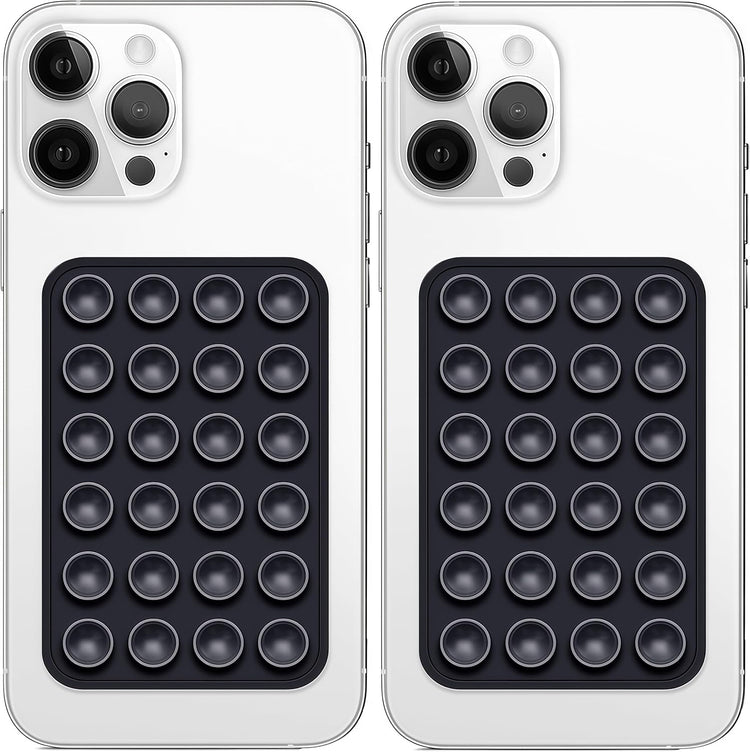 Silicone Suction Phone Mount for iPhone & Android | Hands-Free Selfie & Video Holder (Pack Of 2)