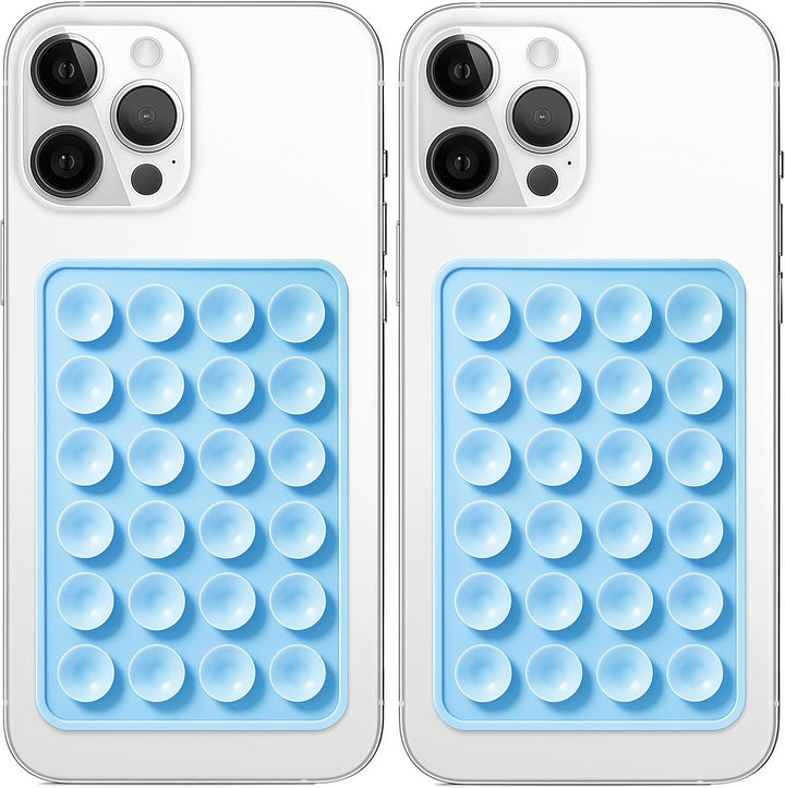 Silicone Suction Phone Mount for iPhone &amp; Android | Hands-Free Selfie &amp; Video Holder (Pack Of 2)