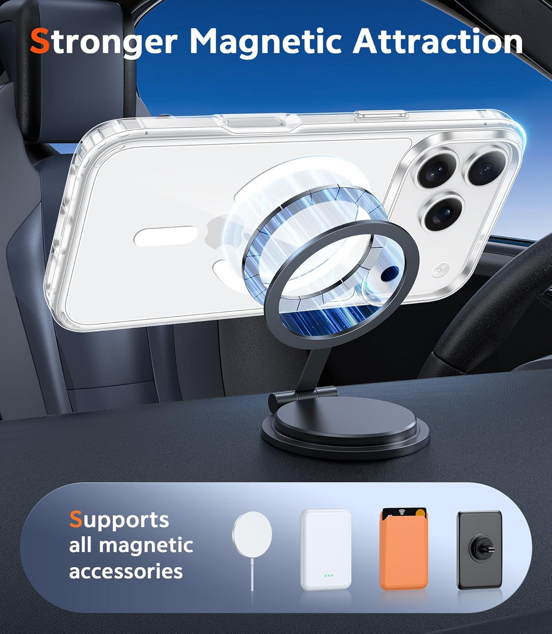 MagSafe Magnetic Clear Case for iPhone 17 / 17 Pro / 17 Pro Max / 17 Air
