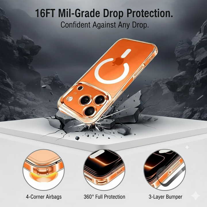 MagSafe Magnetic Clear Case for iPhone 17 / 17 Pro / 17 Pro Max / 17 Air