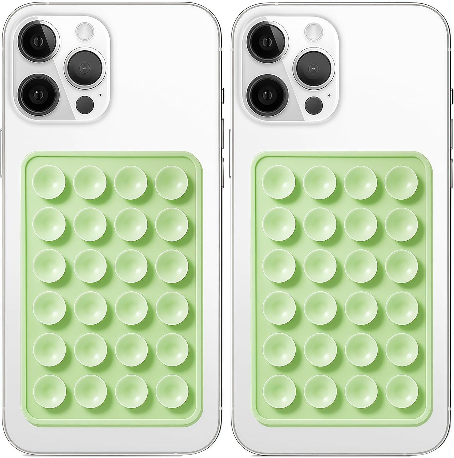 Silicone Suction Phone Mount for iPhone & Android | Hands-Free Selfie & Video Holder (Pack Of 2)