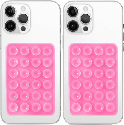 Silicone Suction Phone Mount for iPhone & Android | Hands-Free Selfie & Video Holder (Pack Of 2)