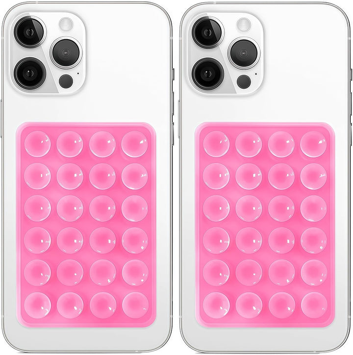 Silicone Suction Phone Mount for iPhone &amp; Android | Hands-Free Selfie &amp; Video Holder (Pack Of 2)