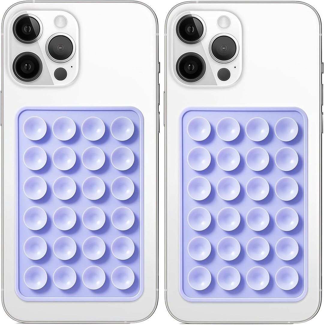 Silicone Suction Phone Mount for iPhone &amp; Android | Hands-Free Selfie &amp; Video Holder (Pack Of 2)