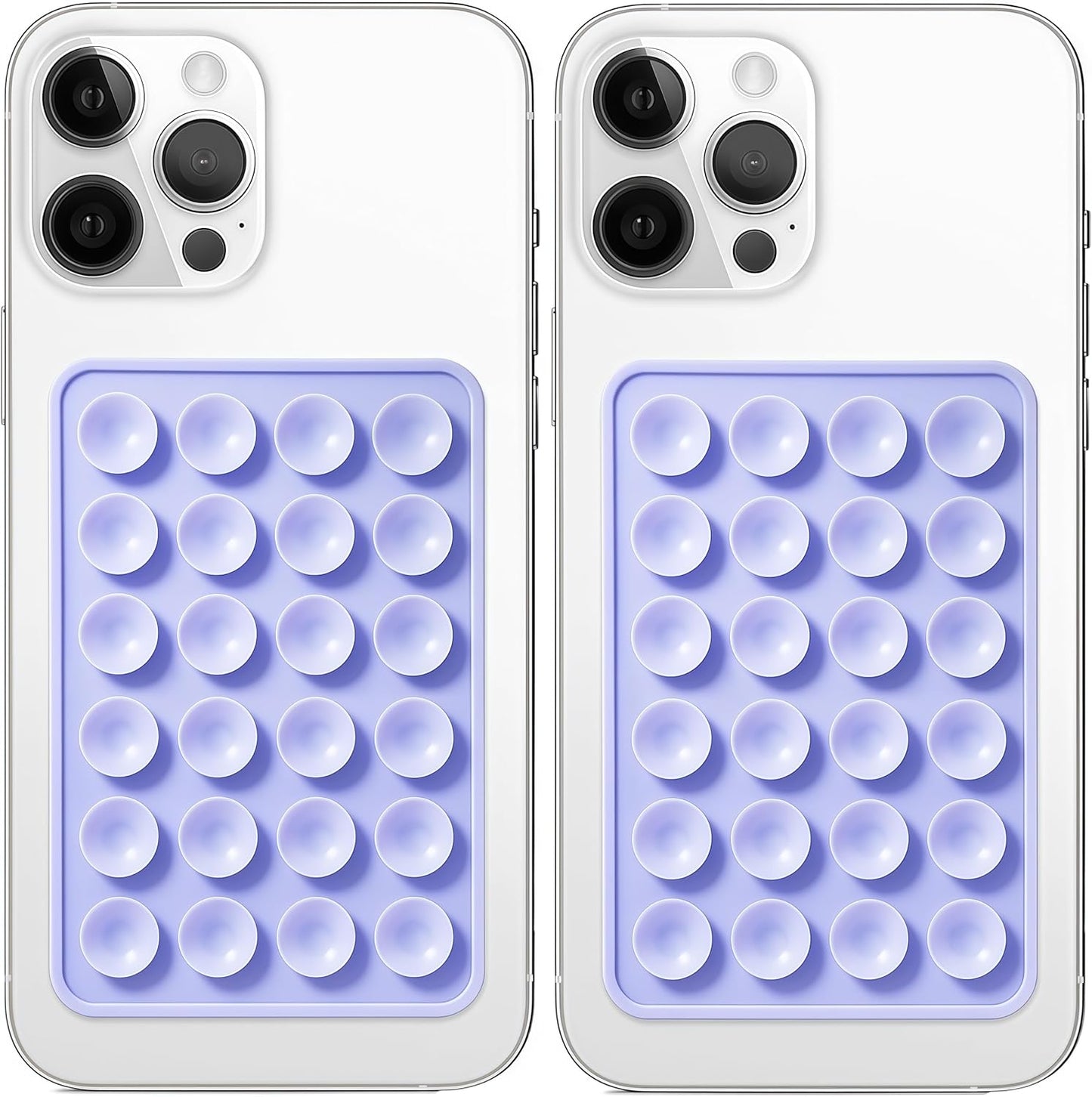 Silicone Suction Phone Mount for iPhone & Android | Hands-Free Selfie & Video Holder (Pack Of 2)