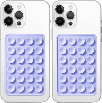 Silicone Suction Phone Mount for iPhone & Android | Hands-Free Selfie & Video Holder (Pack Of 2)