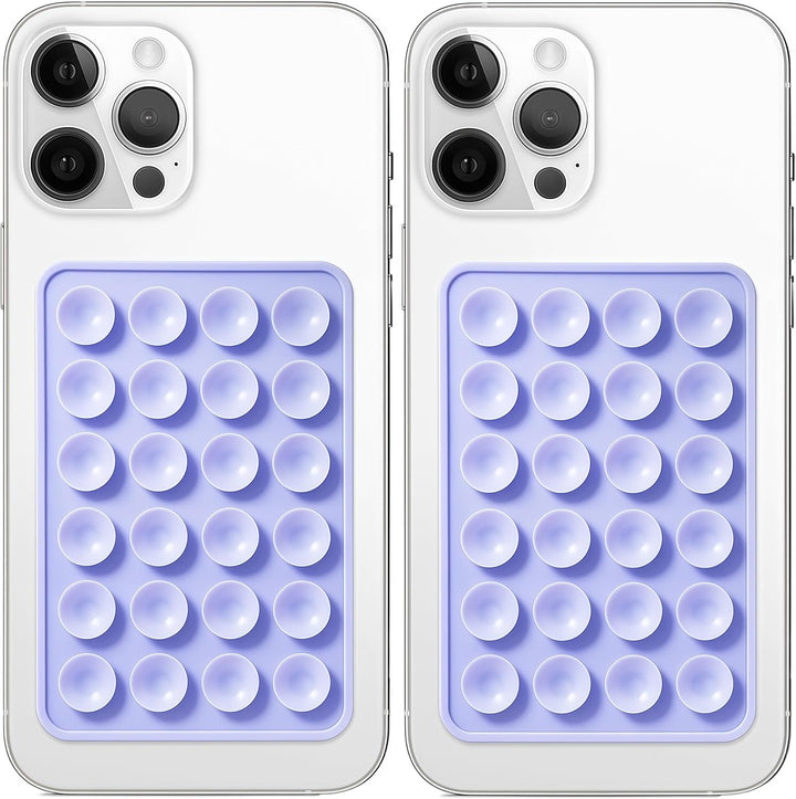 Silicone Suction Phone Mount for iPhone &amp; Android | Hands-Free Selfie &amp; Video Holder (Pack Of 2)