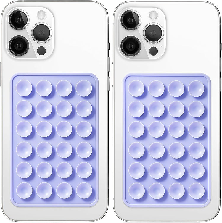 Silicone Suction Phone Mount for iPhone & Android | Hands-Free Selfie & Video Holder (Pack Of 2)