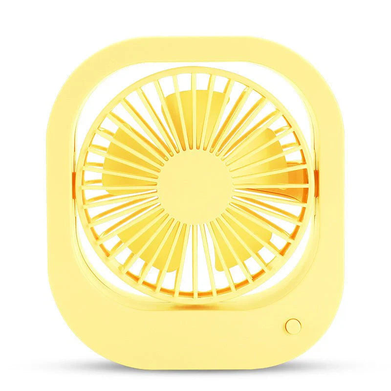 USB Desk Fan Portable Desktop Table Fan With 2 Speed 180 Rotation Adjustable Strong Wind Quiet Mini Fan For Office Household