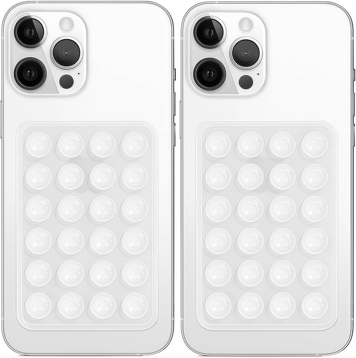 Silicone Suction Phone Mount for iPhone &amp; Android | Hands-Free Selfie &amp; Video Holder (Pack Of 2)